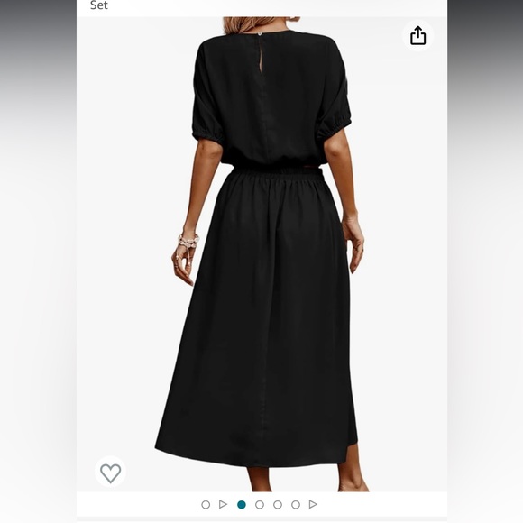 Crop Top and Pleated Skirt Set - Picture 2 of 5